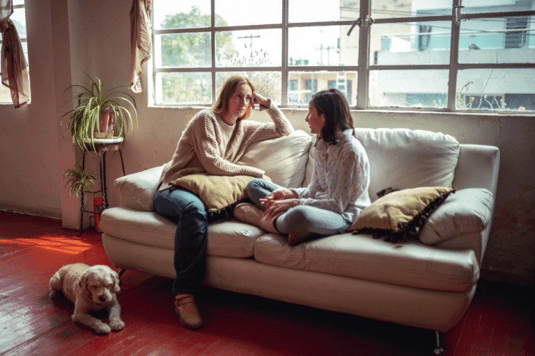 Rozmowa mamy z córką