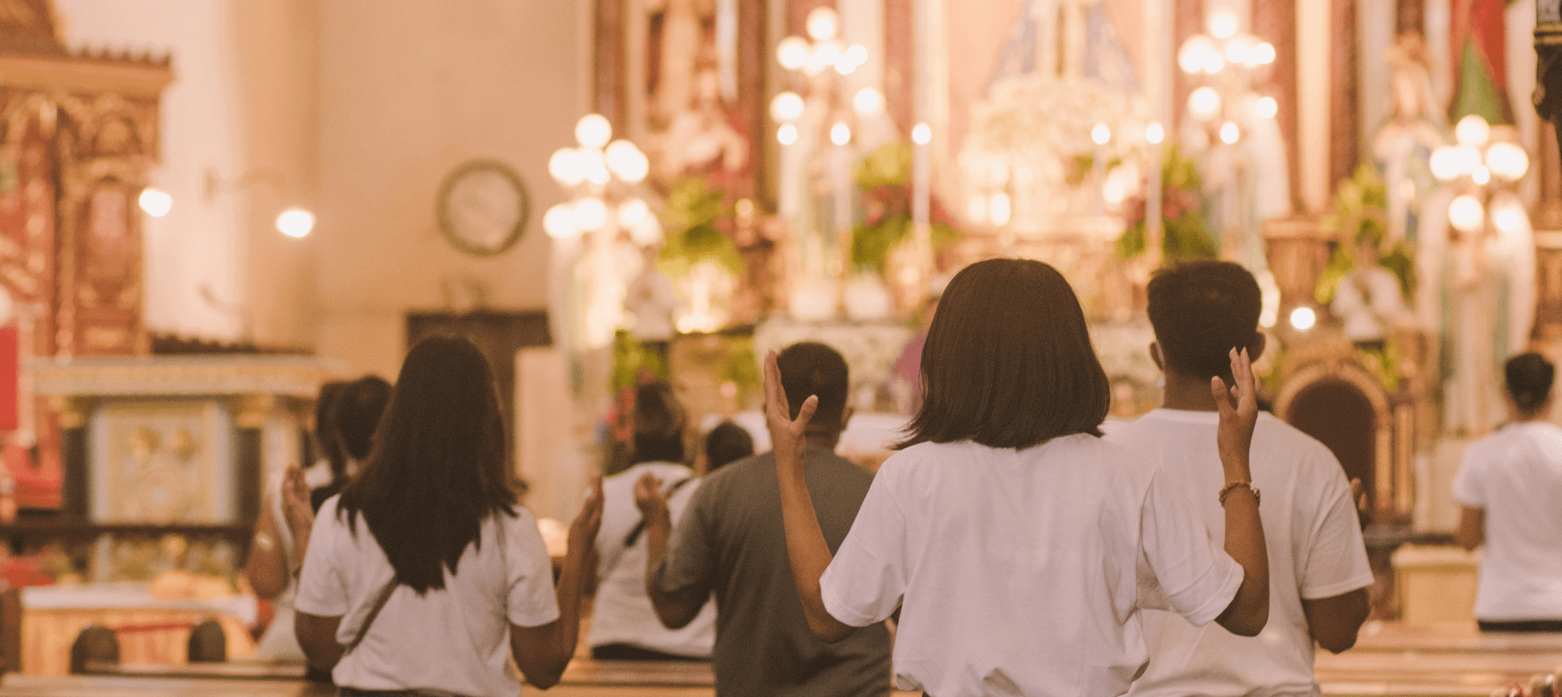 Młodzież w kościele