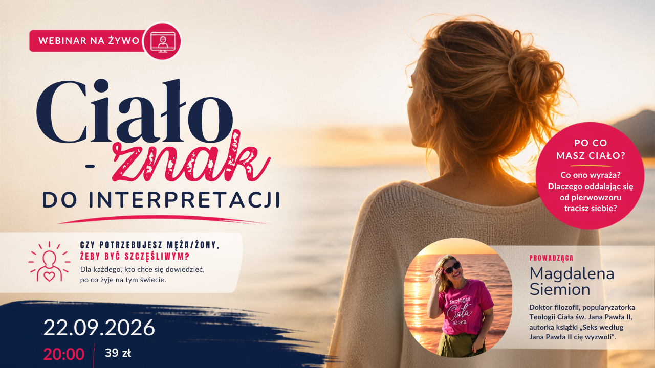 Webinar Ciało – znak do interpretacji, 22 września 2026 o 20:00